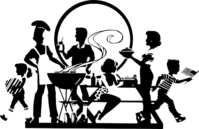 déjeuner en famille